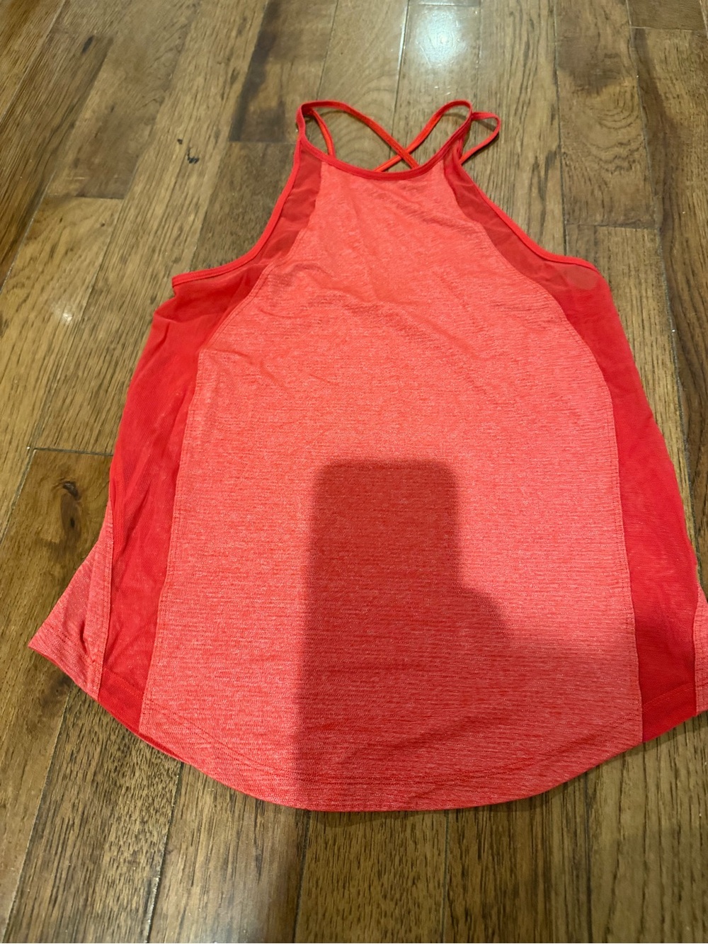 lululemon athletica Coral Red Strappy Tank
